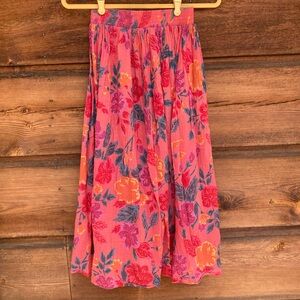 Vintage Floral Skirt